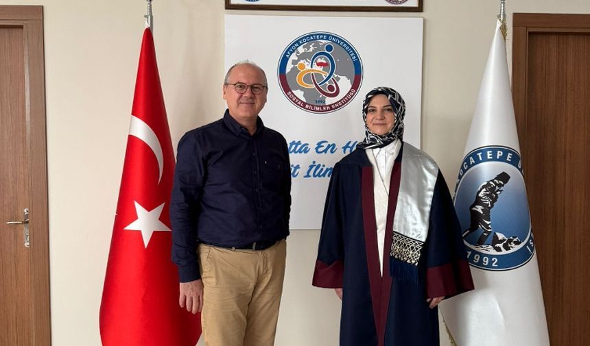 AKÜ Lisansüstü Mezunundan Uluslararası Kongrede Akademik Başarı