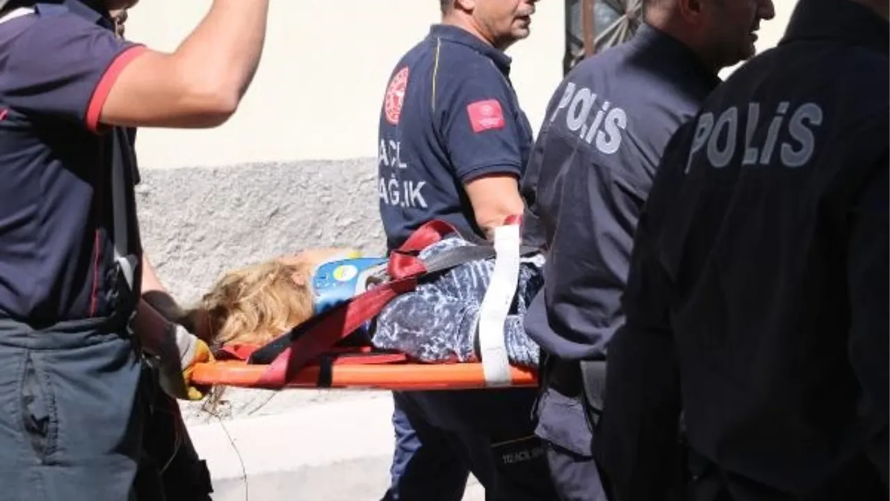 YAKALAMA KARARI BULUNAN KADIN POLİSTEN KAÇARKEN YARALANDI