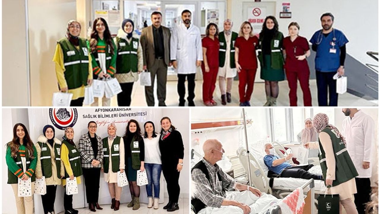 YEŞİLAY KADIN KOMİSYONU AFSÜ HASTANESİNDE