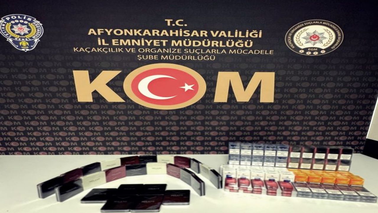 POLİS GÜMRÜK KAÇAĞI TÜTÜN MAMULÜ ELE GEÇİRDİ
