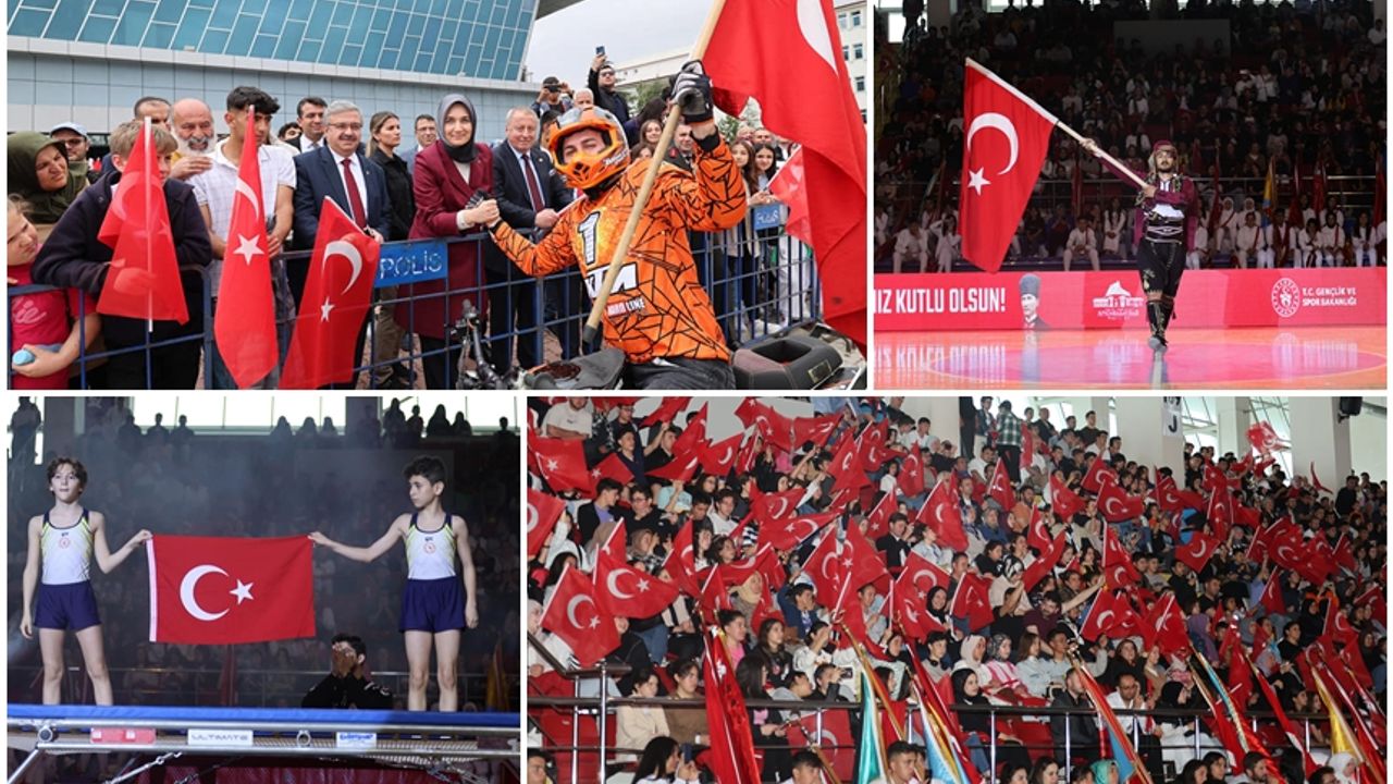 19 MAYIS COŞKUYLA KUTLANDI