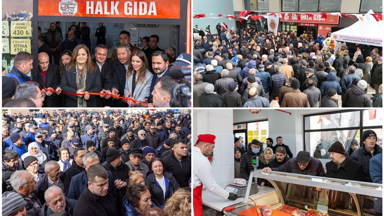 HALK GIDA HİZMETE AÇILDI