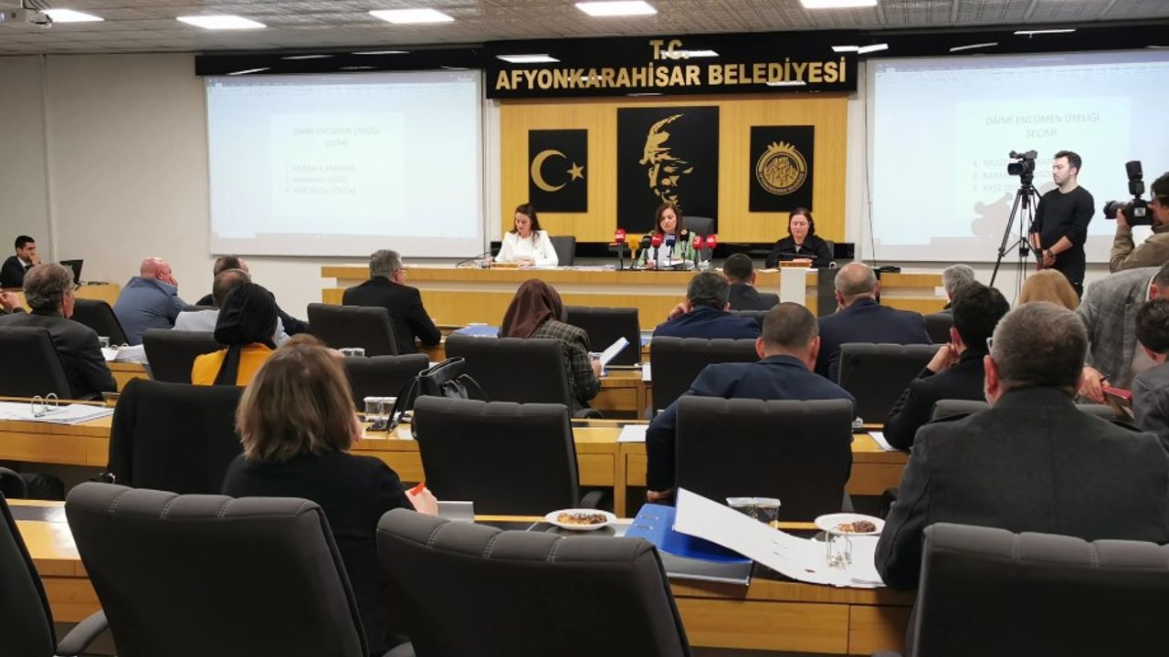 AFYON BELEDİYE MECLİSİ NİSAN AYI TOPLANTILARI BAŞLADI