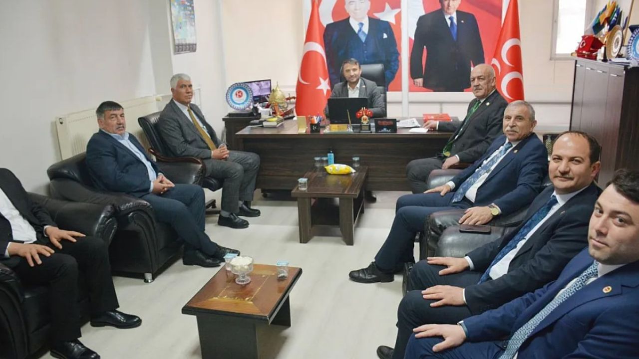 KAHVECİ  İGM ÜYELERİYLE TOPLANTI YAPTI
