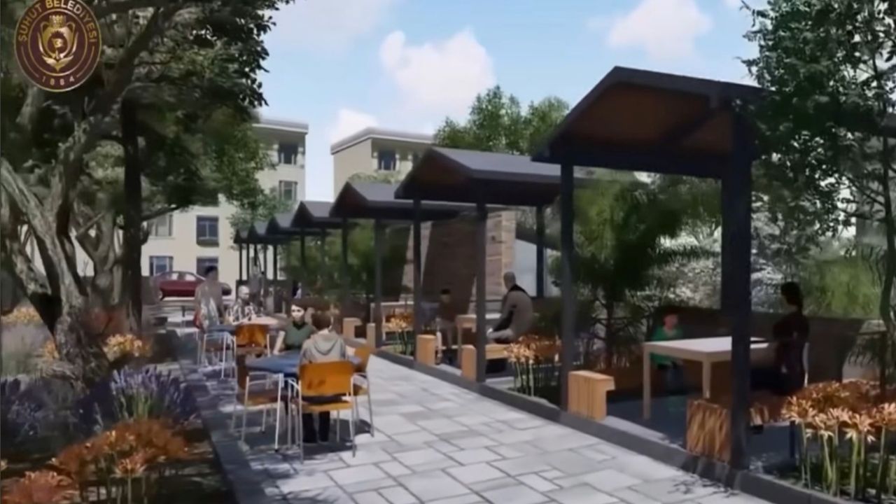 Şuhut Atatürk Parkı Yenileniyor
