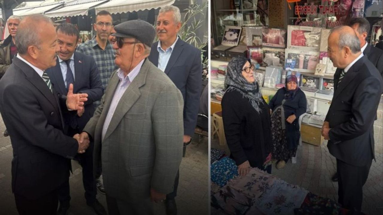 Milletvekili Taytak Ve İl Başkanı Kahveci İlçe Ziyaretlerinde