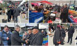 BELEDİYE BAŞKANI SERKAN KOYUNCU'DAN PAZAR ESNAFI VE İLÇE ESNAFLARINA ZİYARET