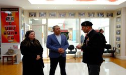 BAŞKAN TOPÇU, AFYON ŞEHİT GAZİLER DERNEĞİ’Nİ ZİYARET ETTİ
