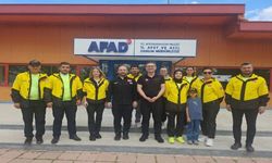 AFAD’A ANDA ARAMA KURTARMA EKİBİNDEN TEBRİK ZİYARETİ