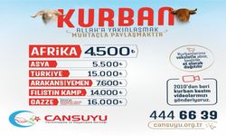 CANSUYU DERNEĞİ 19 ÜLKEDE KURBAN KESECEK