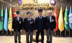 EMNİYET MÜDÜRÜ EROL, GAZİLERLE BİR ARAYA GELDİ