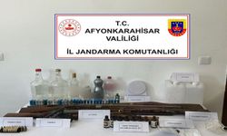 JANDARMA ALKOL İMALATÇISINI YAKALADI