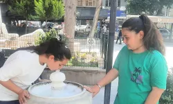 Dinar’da Sokak Çeşmelerinden Buz Gibi Doğal Kaynak Suyu Akıyor