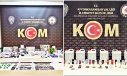 POLİS KAÇAK ELEKTRONİK PARÇA VE SAHTE ALKOL ELE GEÇİRDİ