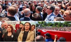 BAŞKAN KÖKSAL CENAZEDE ÖZGÜR ÖZEL İLE BİRLİKTE GÖZ YAŞI DÖKTÜ.