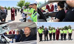 Vali Yiğitbaşı, "Yolun Sonu Bayram Olsun" ve “Bir Kural 1 Ömür” Trafik Denetimine Katıldı