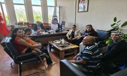KAVAS, AFSÜ REKTÖR YARDIMCISI PROF.DR.ASLAN’I ZİYARET ETTİ