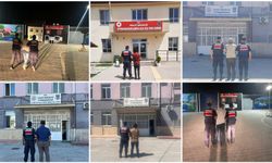 JANDARMA ARANAN 7 HÜKÜMLÜ ŞAHSI YAKALADI