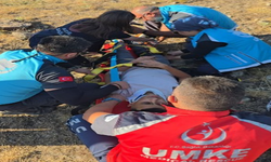 UMKE Ekibi Zafer Yürüyüşünde Görev Başındaydı