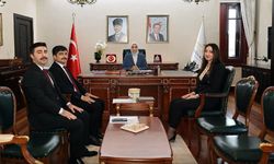 VALİ YİĞİTBAŞI, YENİ KAYMAKAMLARI MAKAMINDA KABUL ETTİ