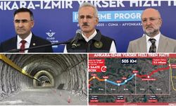 BAKAN URALOĞLU, YÜKSEK HIZLI TREN HATTINDA İNCELEMELERDE BULUNDU