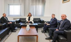 AFSÜ Rektörü Aslan, Başkan Köksal’ı Makamında Ziyaret Etti