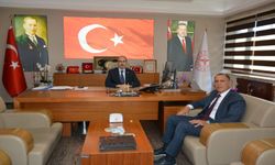 Öztürk, Hastane Yeni Başhekimini Makamında Kabul Etti