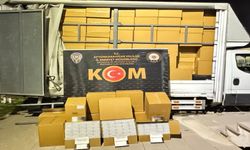 Polis 3 milyon 950 bin adet kaçak makaron ele geçirdi