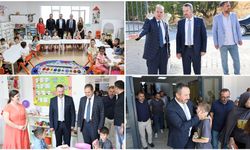 Başkan Öztaş, Ortaokul ve Anaokulu Ziyaret Etti