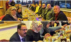 Bolvadin’de Gaziler Yemekte Buluştu