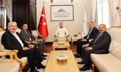 Dinar’dan Vali Yiğitbaşı’na Fuar Tanıtım Ziyareti