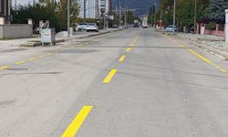 Dinar’ın Tüm Noktalarına Yol Şeritleri Çizildi