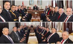 Vali Yiğitbaşı Protokolün Tebriklerini Kabul Etti