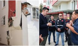 Afyon'da Riskli Bir Bina Tahliye Edildi