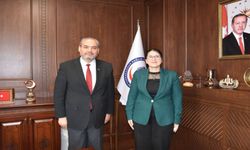 Kavas, Rektör Aslan’ı Ziyaret Etti