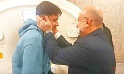 ŞAHİN, KAZAZEDELERİ ZİYARET ETTİ