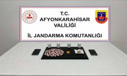 Jandarma Sinanpaşa’da Uyuşturucu Ele Geçirdi