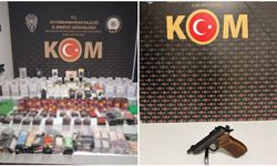 Polis Silah ve Kaçak Eşya Ele Geçirdi