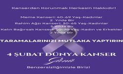 Kanserde Erken Teşhis Hayat Kurtarır.