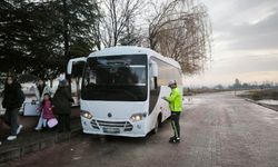 Polis Öğrenci Servislerini Denetledi