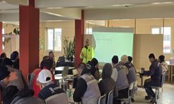 Mermer İşçilerine Trafik Eğitimi