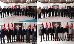 Vali Aktaş'a Ziyaretler Sürüyor