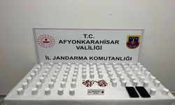 Jandarma Sinanpaşa’da Sentetik Uyuşturucu Hap Ele Geçirdi