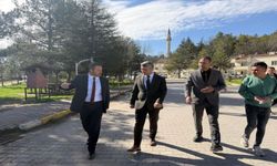 Başka Öztaş, Hüdai Kaplıcalarındaki Çalışmaları Yerinde İncelendi