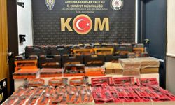 Kaçak malzeme ile uyuşturucu hap ele geçirildi