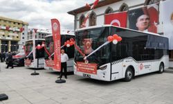 Afyon Belediyesi’ne 3 yeni otobüs ve 1 TOGG araç kazandırıldı