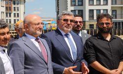 AK Parti Heyeti TOKİ Okul Sahasında İncelemelerde Bulundu