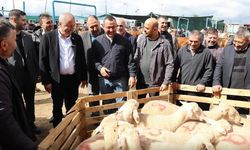 Milletvekili Olgun, Çayırbağ Hayvan Pazarında