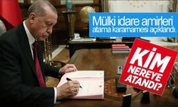 Mülki İdare Amirleri Kararnamesi Açıklandı
