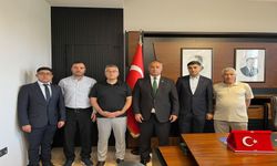 Türk İmar Sen İl Temsilciliğinden İl Müdürü Melih Melik Kara'ya Hayırlı Olsun Ziyareti